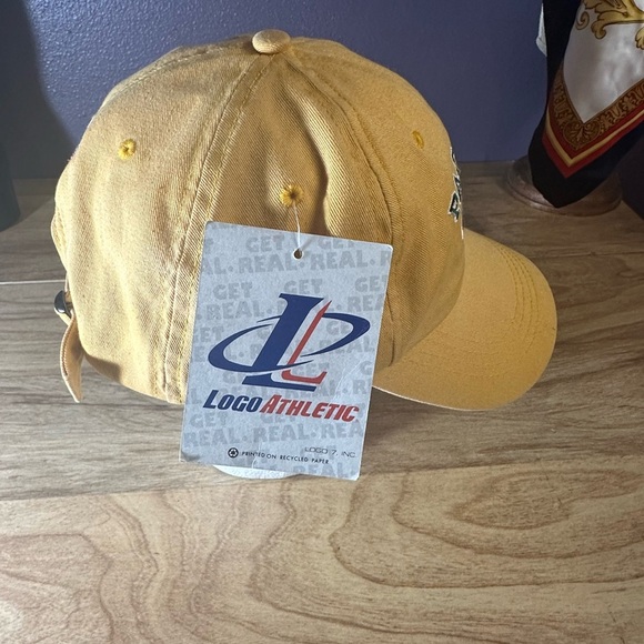 Logo Athletic Yellow Cap with Adjustable Strap - Picture 6 of 10